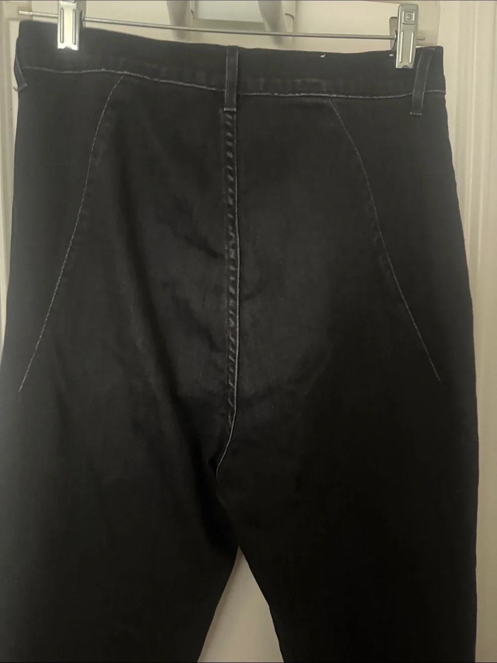 3x1 High-Rise Black Button-Fly Jeans